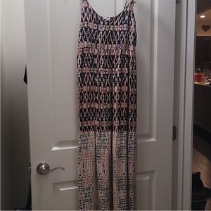 Stylish Pink and Black Mini Dress